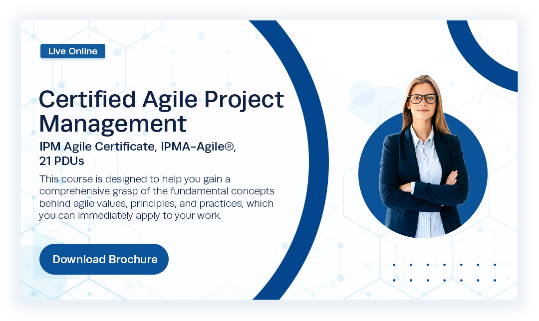 agile project management - course banner