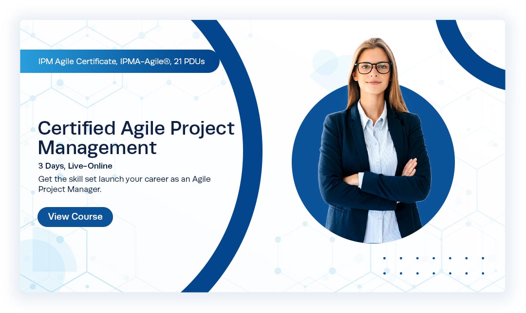 Certified Agile Project Management Course Banner