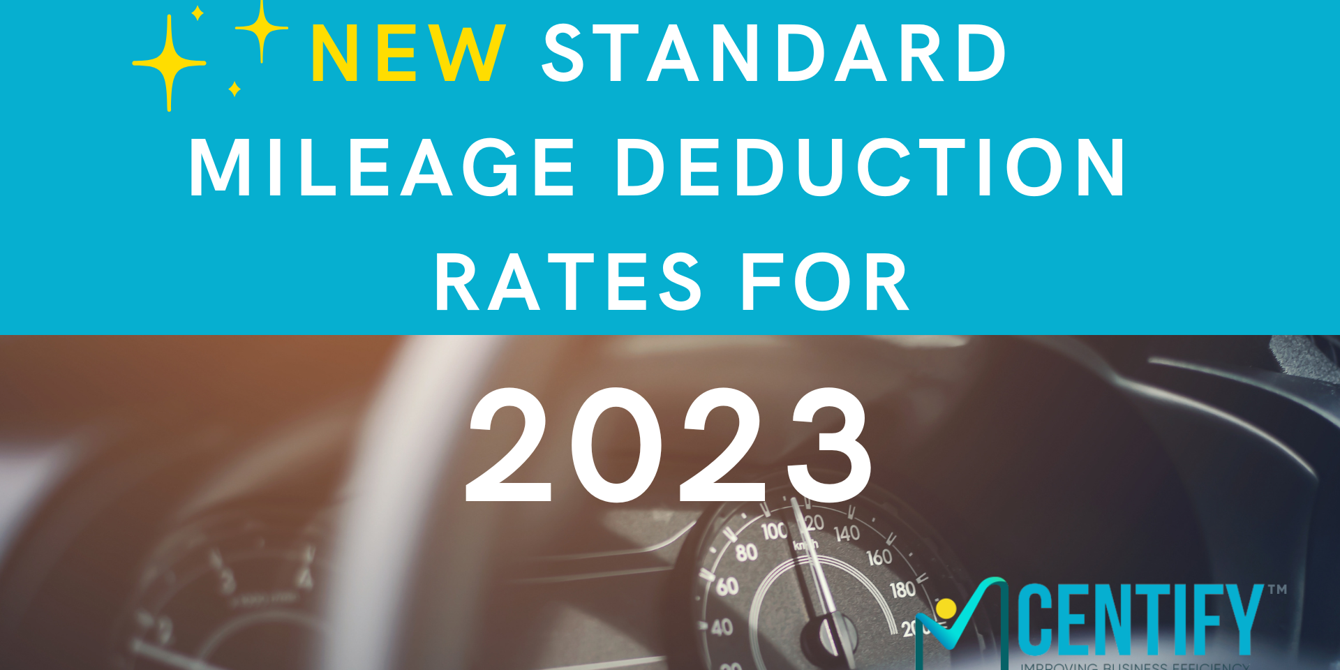 New Standard Mileage Deduction Rates for 2023 CENTIFY™